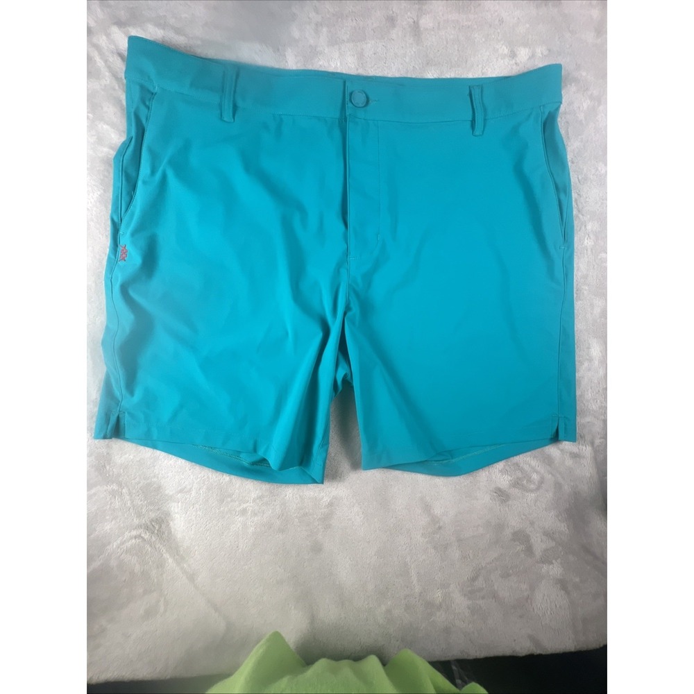 Rhone 9"Resort Shorts Teal Green Stretch Quick Dry Men's Size 33